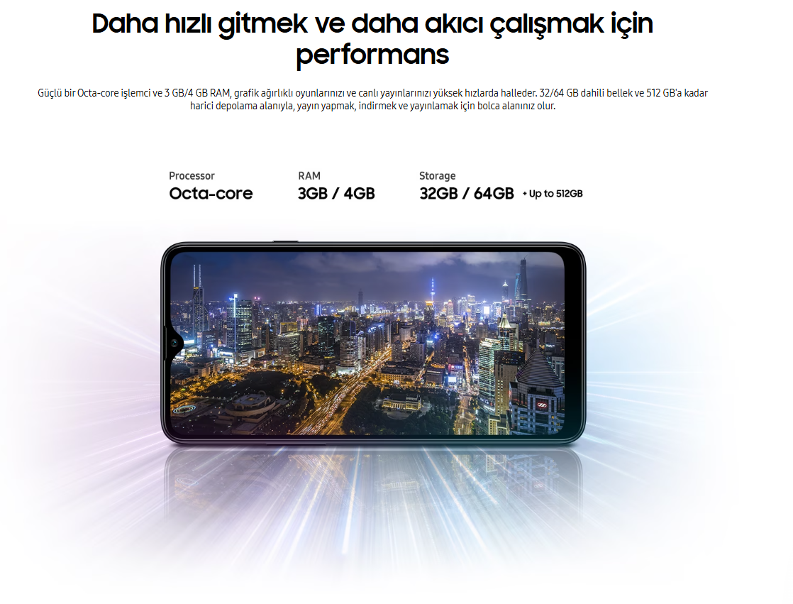 Yenilenmiş Samsung Galaxy A20s Performans